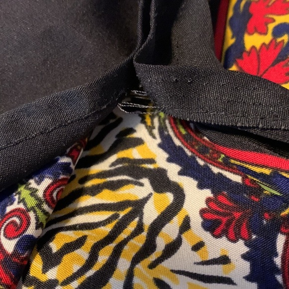 Santé classics vintage one size mixed print kimono kaftan floral zebra paisley - Picture 8 of 8